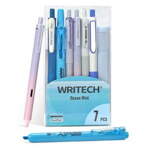 KIT WRITECH OCEAN MIST PARA JOURNALING COLOR AZUL 7U KIT WRITECH OCEAN MIST PARA JOURNALING COLOR AZUL 7U