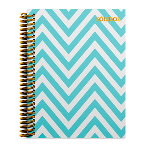 CUADERNO SOLIDO ESPIRAL 1/2 OFICIO PASTA DURA ZIGZAG 100H LINEAS CUADERNO SOLIDO ESPIRAL 1/2 OFICIO PASTA DURA ZIGZAG 100H LINEAS