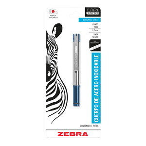 BOLIGRAFO METALICO ZEBRA F-301 COMPACT AZUL, BLISTER 1 PIEZA BOLIGRAFO METALICO ZEBRA F-301 COMPACT AZUL, BLISTER 1 PIEZA