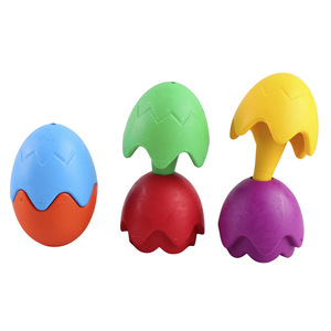 CRAYONES ISTUDY EN FORMA DE HUEVO 3U (2 COLORES CADA PIEZA) CRAYONES ISTUDY EN FORMA DE HUEVO 3U (2 COLORES CADA PIEZA)