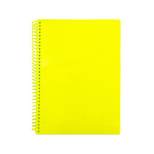 CUADERNO ESPIRAL NEON A5 80H COLORES NARANJA, AMARILLO, ROSADO CUADERNO ESPIRAL NEON A5 80H COLORES NARANJA, AMARILLO, ROSADO