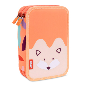 ESTUCHE MILAN FUN ANIMALS NARANJA 2 NIVELES ESTUCHE MILAN FUN ANIMALS NARANJA 2 NIVELES