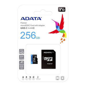 MEMORIA ADATA MICRO SD 256GB AUSDX256GUICL10 MEMORIA ADATA MICRO SD 256GB AUSDX256GUICL10