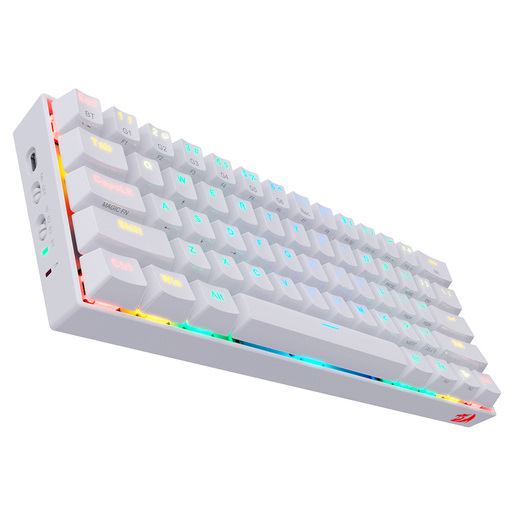 TECLADO REDRAGON GAMING INALAMBRICO DRACONIC BLANCO K530W-RGB