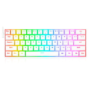 TECLADO REDRAGON GAMING INALAMBRICO DRACONIC BLANCO K530W-RGB TECLADO REDRAGON GAMING INALAMBRICO DRACONIC BLANCO K530W-RGB
