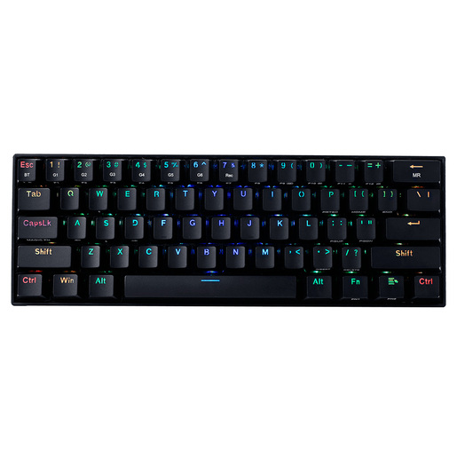 TECLADO REDRAGON GAMING INALAMBRICO DRACONIC NEGRO K530-RGB