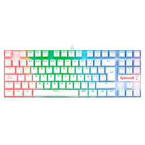 TECLADO REDRAGON KUMARA USB RETROILUMINADO BLANCO K552W-KR-SP TECLADO REDRAGON KUMARA USB RETROILUMINADO BLANCO K552W-KR-SP