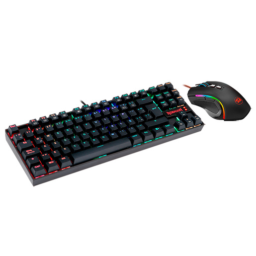 TECLADO REDRAGON CON MOUSE K552RGB-BA-SP