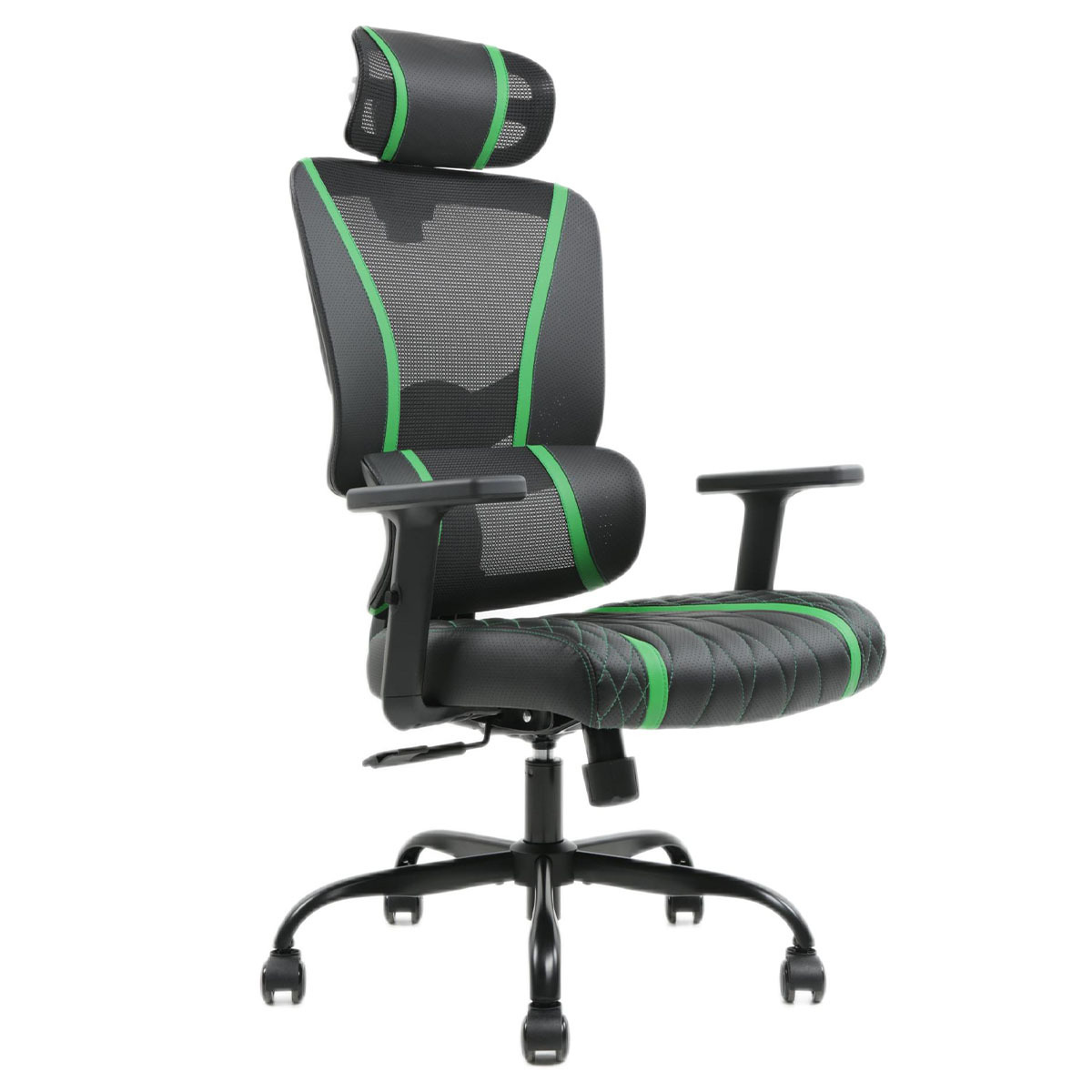 SILLA TIPO GAMER DE MESH Y PU DELUXE CONFORT 4TUNE