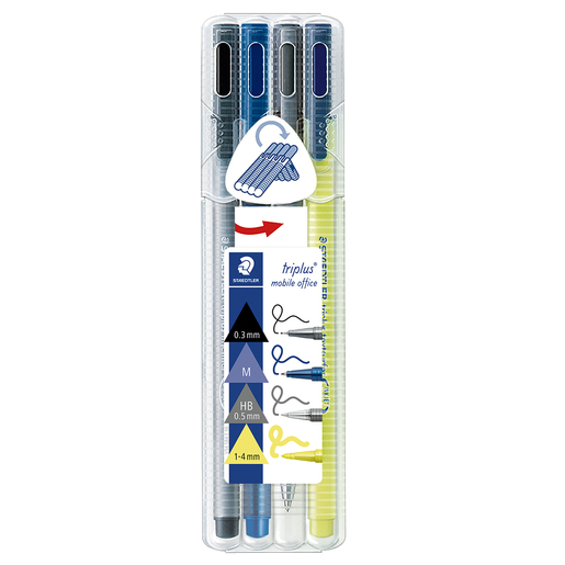 Set Staedtler Mobile Office 4u marca Staedtler. Producto de calidad para uso escolar, de oficina y manualidades.