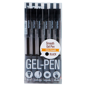BOLIGRAFO RETRACTIL GEL TOP TEAM 0.7MM NEGRO 6U BOLIGRAFO RETRACTIL GEL TOP TEAM 0.7MM NEGRO 6U