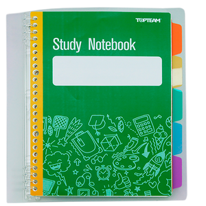 CUADERNO ESPIRAL LINEAS TOP TEAM A5 VERDE 80H