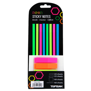 SET NOTAS ADHESIVAS TOP TEAM NEON SET NOTAS ADHESIVAS TOP TEAM NEON