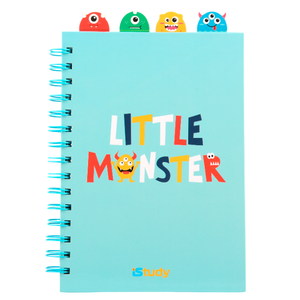 CUADERNO ESPIRAL LINEAS ISTUDY MONSTER 100H