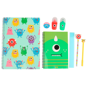 SET ESCOLAR ISTUDY MONSTER