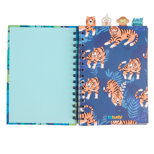 CUADERNO ESPIRAL LINEAS ISTUDY JUNGLE 100H