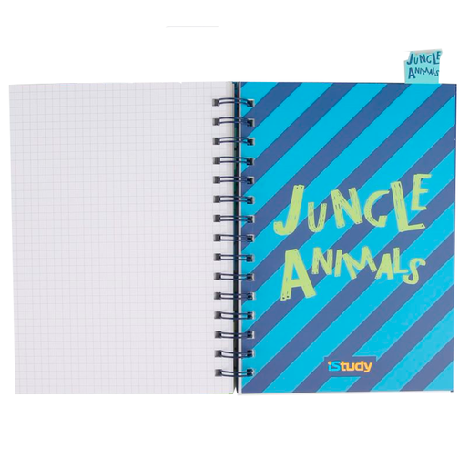 CUADERNO ESPIRAL LINEAS ISTUDY JUNGLE 100H