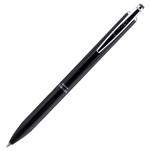 Bolígrafo fino Zebra con cuerpo metálico de diseño elegante y escritura suave. Tinta de trazo uniforme para una experiencia cómoda y precisa. Acabado en negro. Ideal para uso ejecutivo, regalo o detalle profesional.