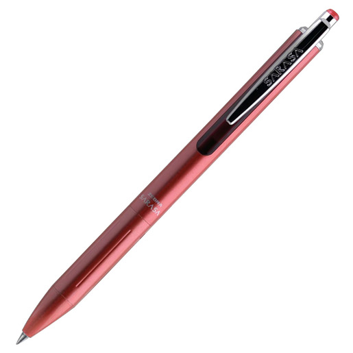 Bolígrafo fino Zebra con cuerpo metálico de diseño elegante y escritura suave. Tinta de trazo uniforme para una experiencia cómoda y precisa. Acabado en rosa. Ideal para uso ejecutivo, regalo o detalle profesional.