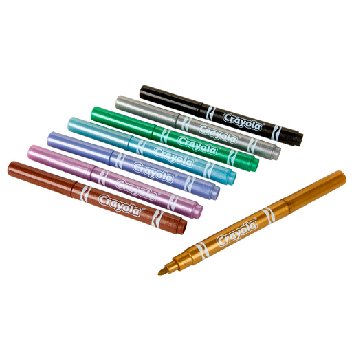 MARCADORES CRAYOLA ALTERNATIVE METALICOS 8U