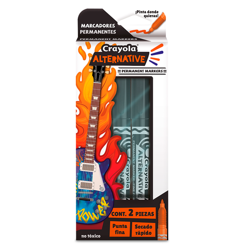 MARCADORES PERMANENTES CRAYOLA 2U