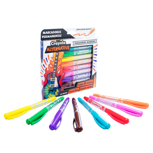 MARCADORES PERMANENTES CRAYOLA 8U