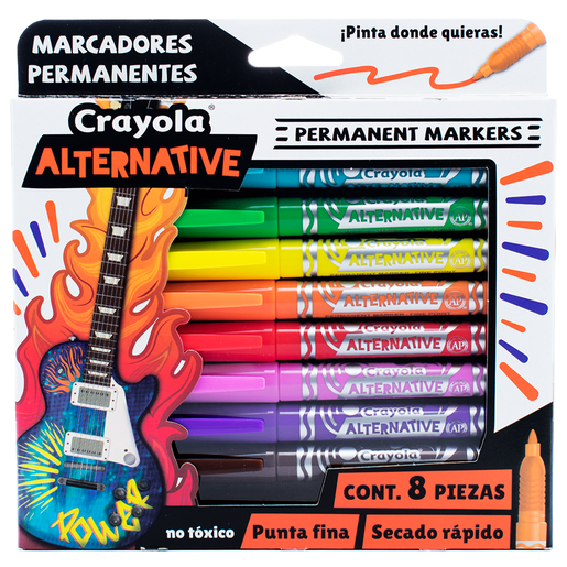 MARCADORES PERMANENTES CRAYOLA 8U