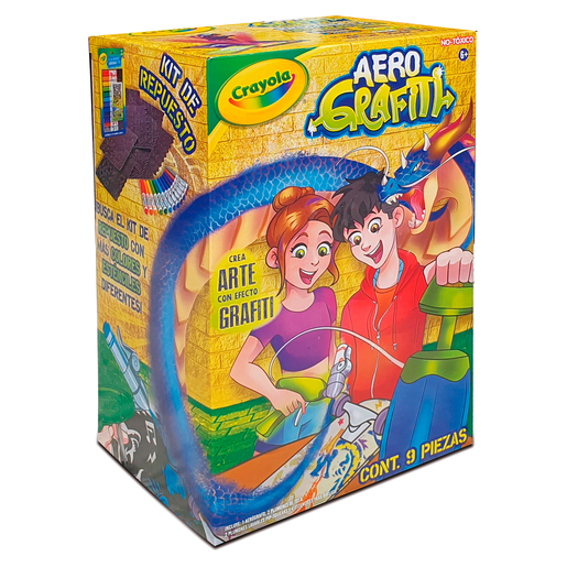 SET DE ACTIVIDADES AEROGRAFITI CRAYOLA