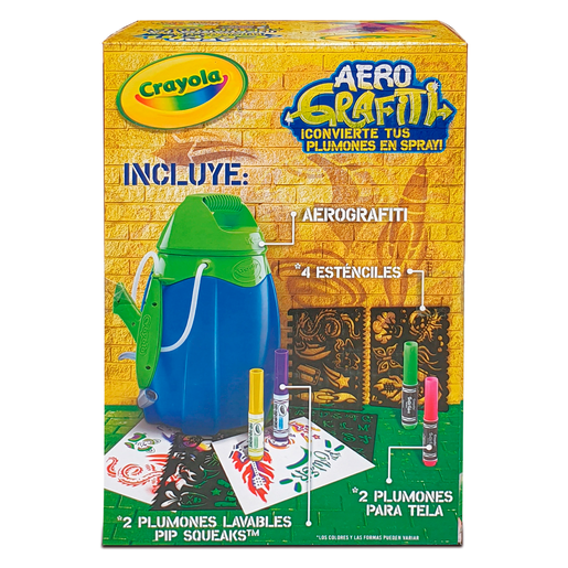 SET DE ACTIVIDADES AEROGRAFITI CRAYOLA