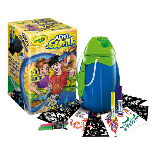 SET DE ACTIVIDADES AEROGRAFITI CRAYOLA