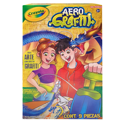 SET DE ACTIVIDADES AEROGRAFITI CRAYOLA