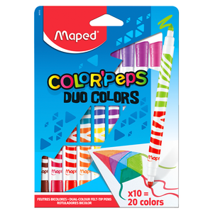 MARCADORES MAPED COLORPEPS DUO 10U