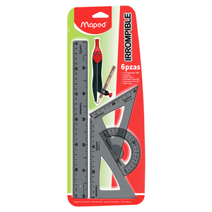 JUEGO GEOMETRIA MAPED FLEX BASICO 6U JUEGO GEOMETRIA MAPED FLEX BASICO 6U