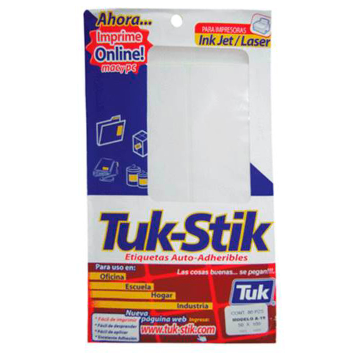ETIQUETA TUK 50X100 C80