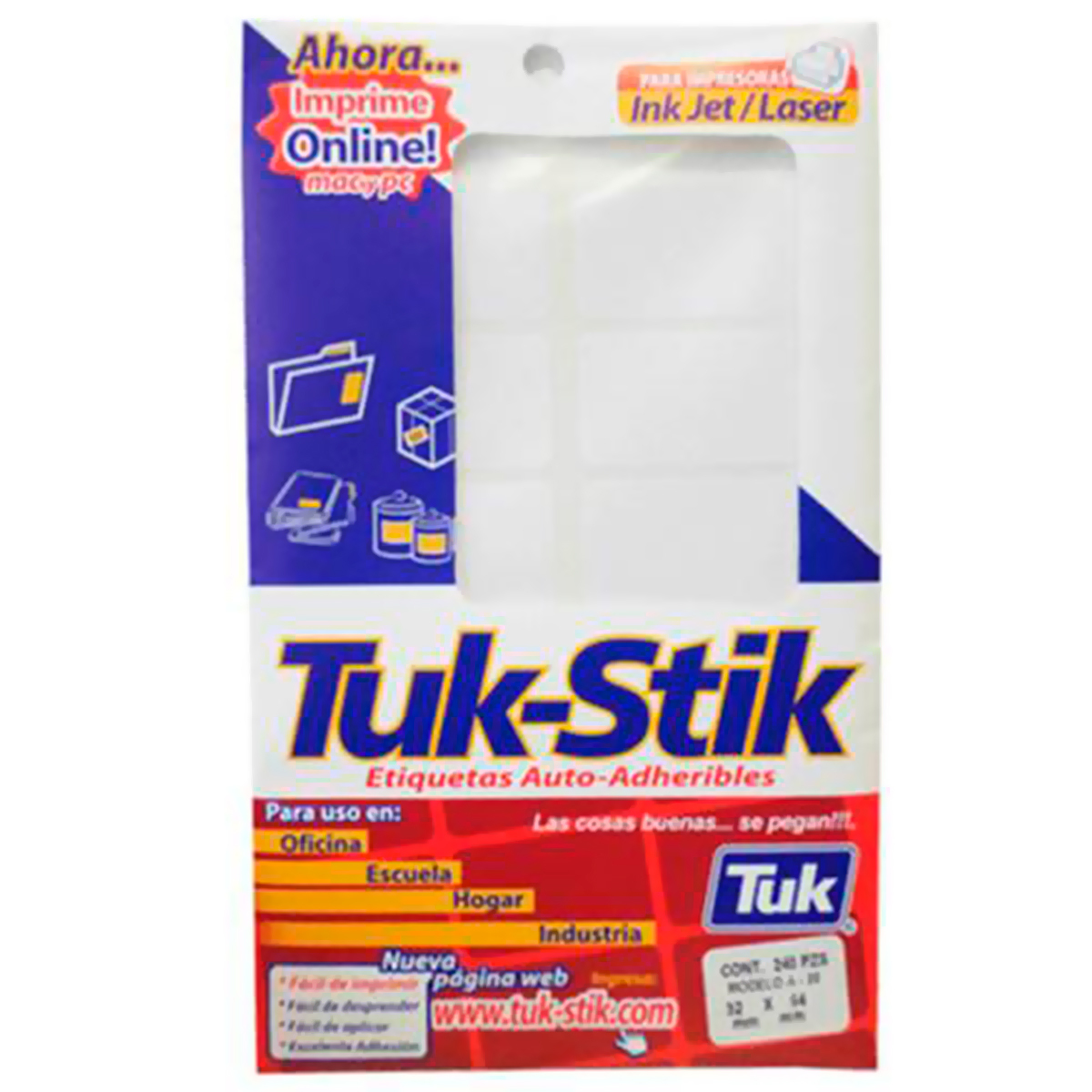 ETIQUETA TUK 32X64 C240