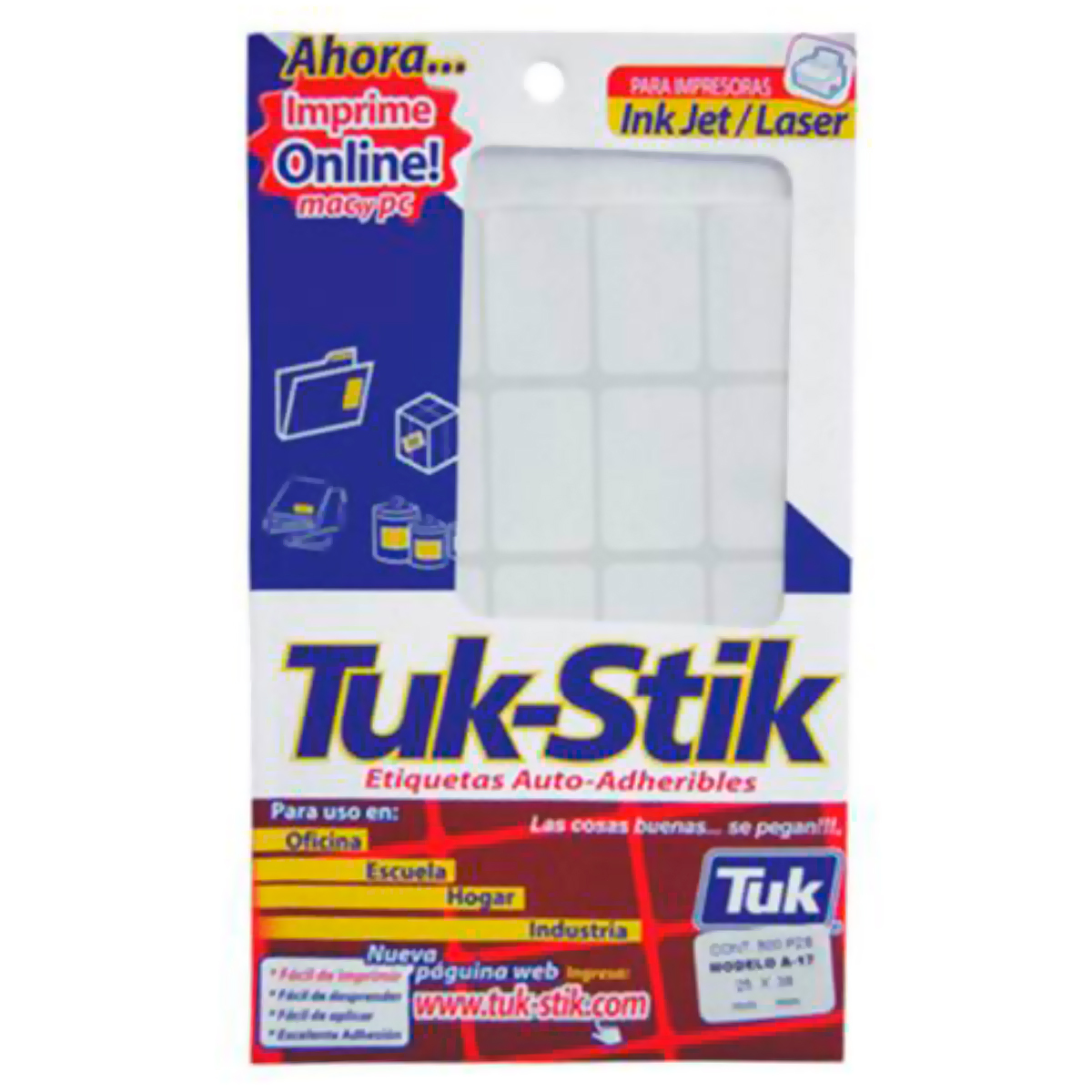 ETIQUETA TUK 25x38 C500