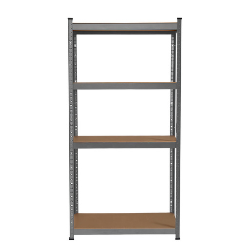 ESTANTERIA 4 NIVELES DE METAL Y MDF 150X75X30CM, CAPACIDAD DE CARGA 100KG