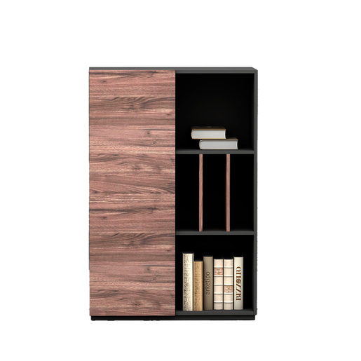 LIBRERA CON PUERTA ACABADO MADERA MT-P2414
