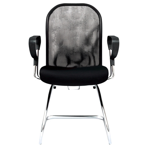 SILLA DE ESPERA DE MESH CON BASE CROMADA 4TUNE