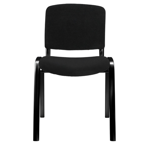 SILLA DE ESPERA BASICA DE TELA NEGRA SIN BRAZOS MODUTEC