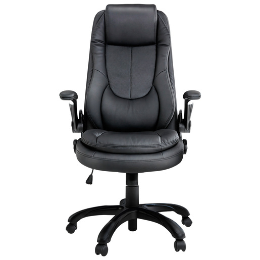 SILLA GERENCIAL DE PU COLOR NEGRO ACOLCHADA 4TUNE
