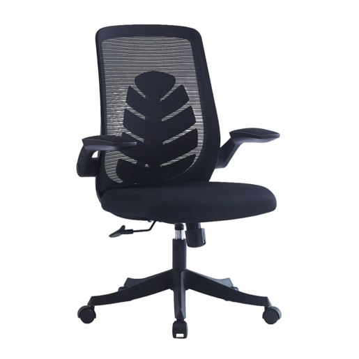 SILLA EJECUTIVA MESH NEGRA RESPALDO EN FORMA DE HOJA MT-SM2414