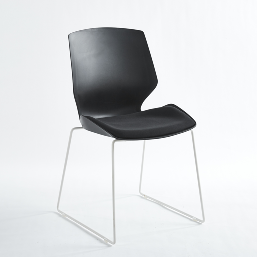 SILLA DE ESPERA COLOR NEGRO MT-ES2401