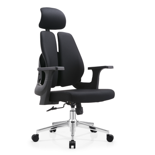 SILLA EJECUTIVA CON ESTRUCTURA NEGRA Y RESPOSACABEZA AJUSTABLECOLOR NEGROMEDIDAS: 65X55X124 CM