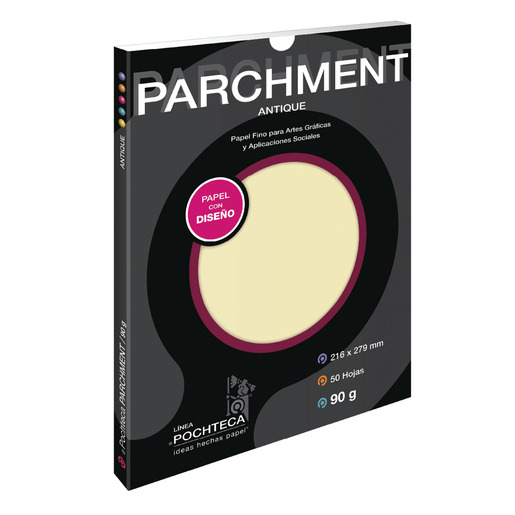 PAPEL PARCH ANTIQUE POCHTECA 90G 50HJS