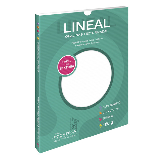 OPALINA LINEAL BLANCO POCHTECA 180G 50HJS