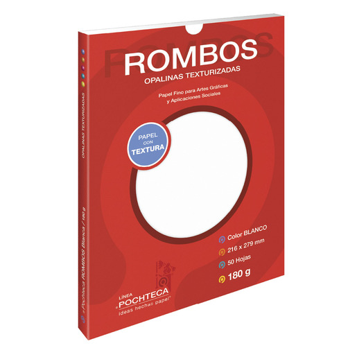 OPALINA ROMBOS BLANCO POCHTECA 180G 50HJS