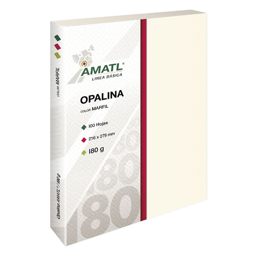 OPALINA AMATL MARFIL POCHTECA 180G CARTA 100 HJS