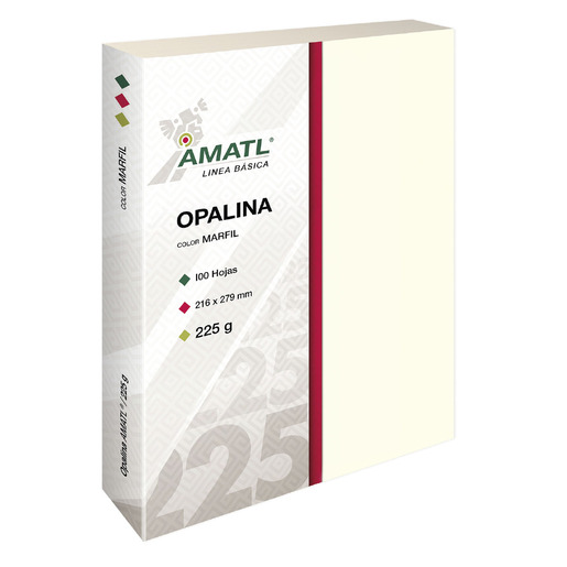 OPALINA AMATL MARFIL 225G CARTA 100 HJS