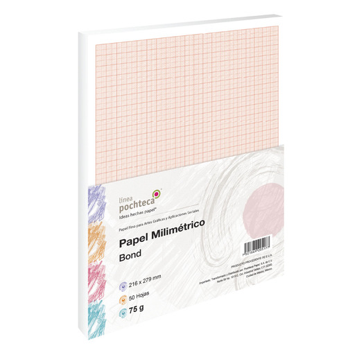 POCHTECA BOND MILIMETRICO 75G 21.5X28 50 HOJAS